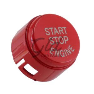 Botão Start Stop Vermelho Brilhante BMW Série 1/2/3/5/6/7 X1 X3 X4 X5 X6 F21 F22 F10 F11