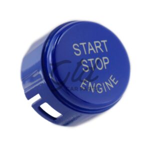 Botão Start Stop Azul Brilhante BMW Série 1 2 3 5 6 7 X1 X2 X3 X4 X5 X6 F21 F22 F10 F11