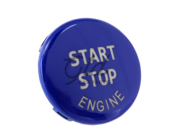 Botão Start Stop Azul Brilhante BMW Série 1/3/5/X1 X3 X6 E82 E87 E90 E91 2004-2015