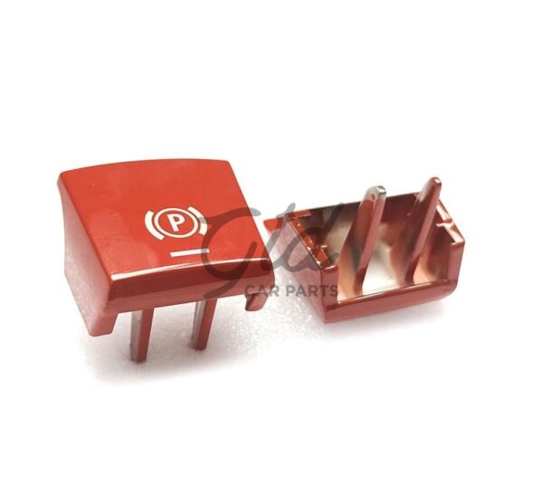 Botão Travão de Mão Elétrico Vermelho BMW Série 5 6 7 X3 X4 F10 F11 F01 F06 F25 F26 PRÉ-LCI 2010-2014