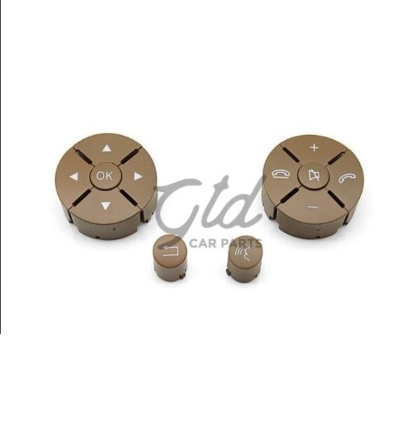 Botões Volante Amarelos Mercedes-Benz Classe C E GLK W204 W212 W207 X204 2007-2013 - Image 6