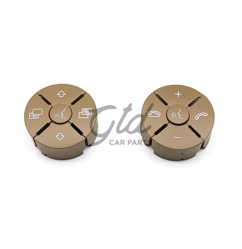 Botões Volante Amarelo Mercedes-Benz Classe R ML CLS SL W251 W164 W230 W219 2007-2017