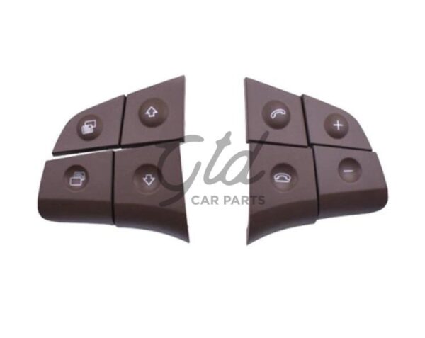 Botões Volante Castanho Mercedes-Benz Classe ML GL W164 X164 2006-2009 - Image 2