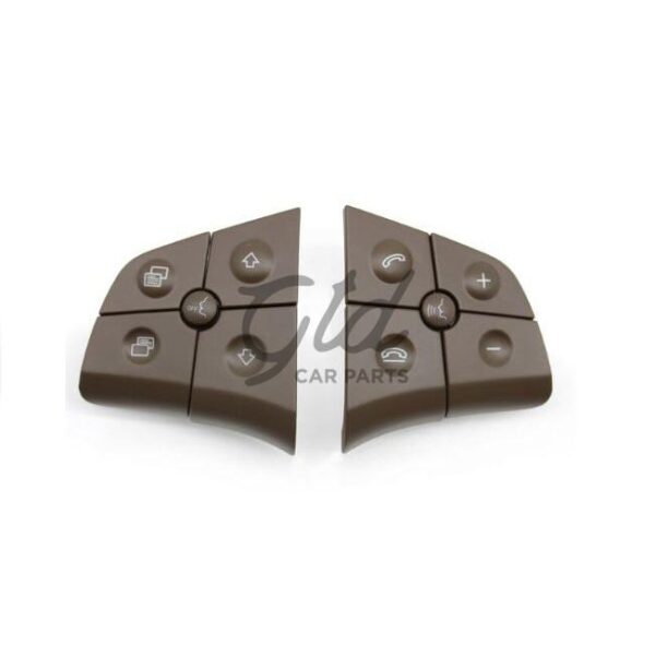 Botões Volante Castanho Mercedes-Benz Classe B R ML W164 W245 W251 2006-2010