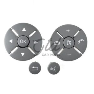 Botões Volante Cinza Mercedes-Benz Classe S CL W221 W216 2010-2021