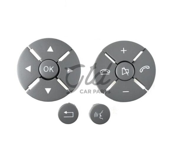 Botões Volante Cinza Mercedes-Benz Classe S CL W221 W216 2010-2021