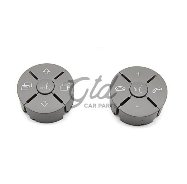 Botões Volante Cinza Mercedes-Benz Classe R ML CLS SL W251 W164 W230 W219 2007-2017