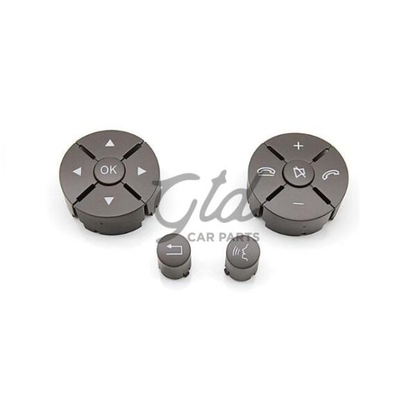 Botões Volante Moka Mercedes-Benz Classe C E GLK W204 W212 W207 X204 2007-2013