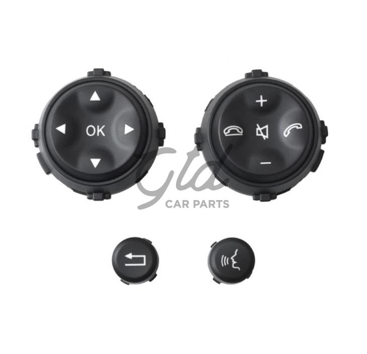 Botões Volante Preto Mercedes-Benz Classe S W221 2006-2009 - Image 2