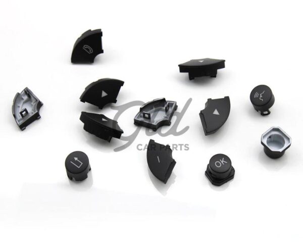 Botões Volante Preto Mercedes-Benz Classe S CL W221 W216 2010-2021 - Image 3