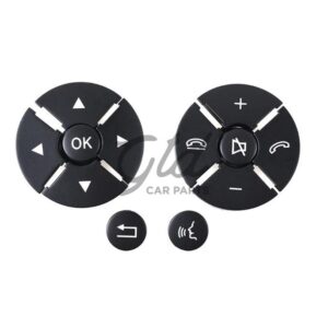 Botões Volante Preto Mercedes-Benz Classe S CL W221 W216 2010-2021