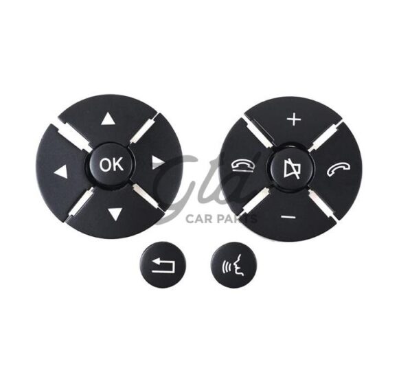 Botões Volante Preto Mercedes-Benz Classe S CL W221 W216 2010-2021
