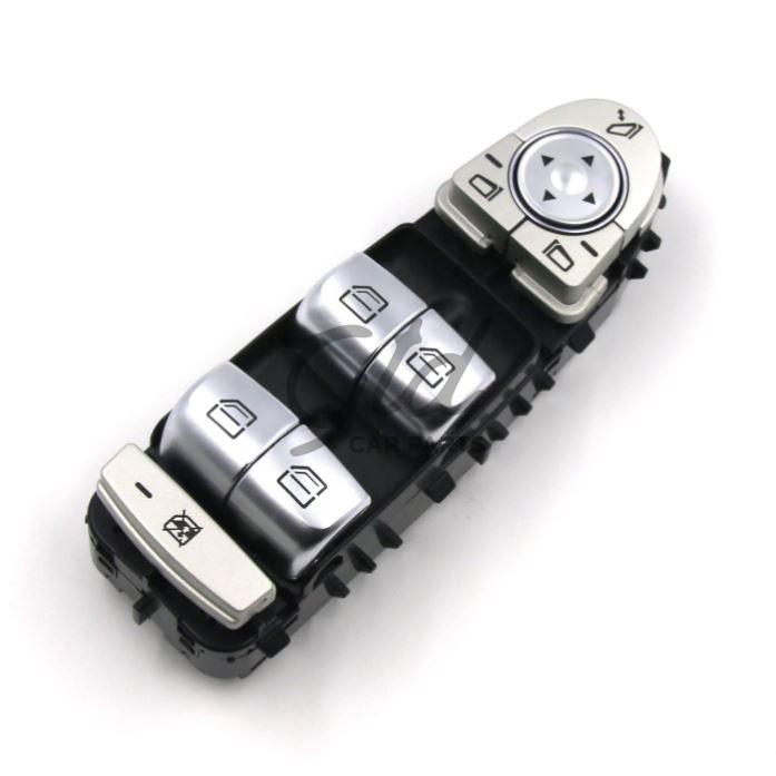 Comutador Vidros Condutor Mercedes-Benz Classe C E GLC W205 W213 W253 2015-2021 C/ Esp. Rebatível