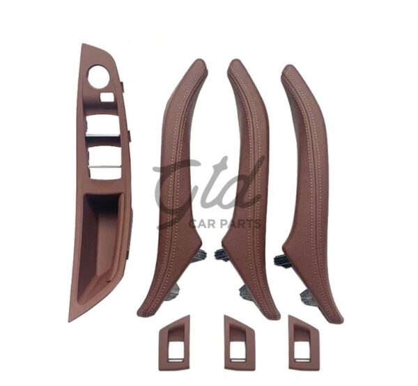 KIT Puxadores Vermelho BMW Série 5 F10 F11 F18 2010-2017 S/ Esp. Rebatíveis