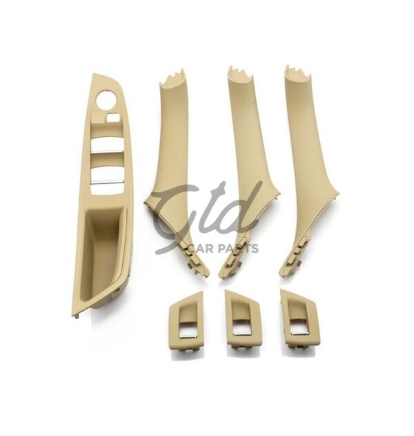Conjunto de Puxadores Bege BMW Serie 5 F10 F11 F18 2010-2017 S/ Esp. Rebatível