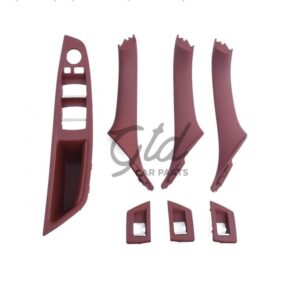 KIT Puxadores Vermelho BMW Serie 5 F10 F11 F18 C/ espelho Rebatível