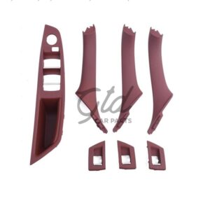 KIT Puxadores Vermelho BMW Serie 5 F10 F11 F18 S/ Esp. Rebatível