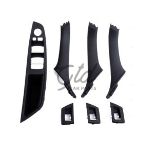 Conjunto de Puxadores Pretos BMW Serie 5 F10 F11 F18 2010-2017 C/ Esp. Rebatível