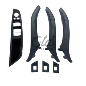KIT Puxadores Pretos BMW Série 5 F10 F11 F18 2010-2017 C/ Esp. Rebatível