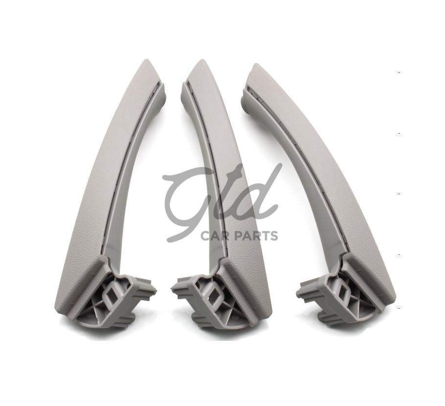 Conjunto de 3 Puxadores Interiores Cinza BMW SÉRIE 3 E90 E91 2005-2012