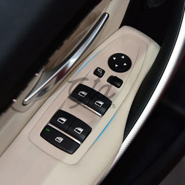 Conjunto de 4 Molduras Vidros Bege BMW Série 1/3/4 F20 F30 F36 C/ Esp. Rebatíveis - Image 2