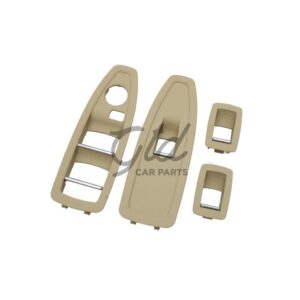Conjunto de 4 Molduras Vidros Bege BMW Série 1/3/4 F20 F30 F36 S/ Esp. Rebatíveis
