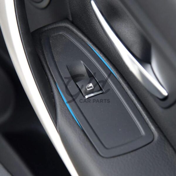 Conjunto de 4 Molduras Vidros Preto BMW Série 1/3/4 F20 F30 F36 C/ Esp. Rebatíveis - Image 8