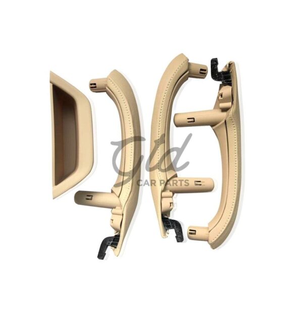 Conjunto de 4 Puxadores Bege Pele BMW X3 X4 F25 F26 2010-2016