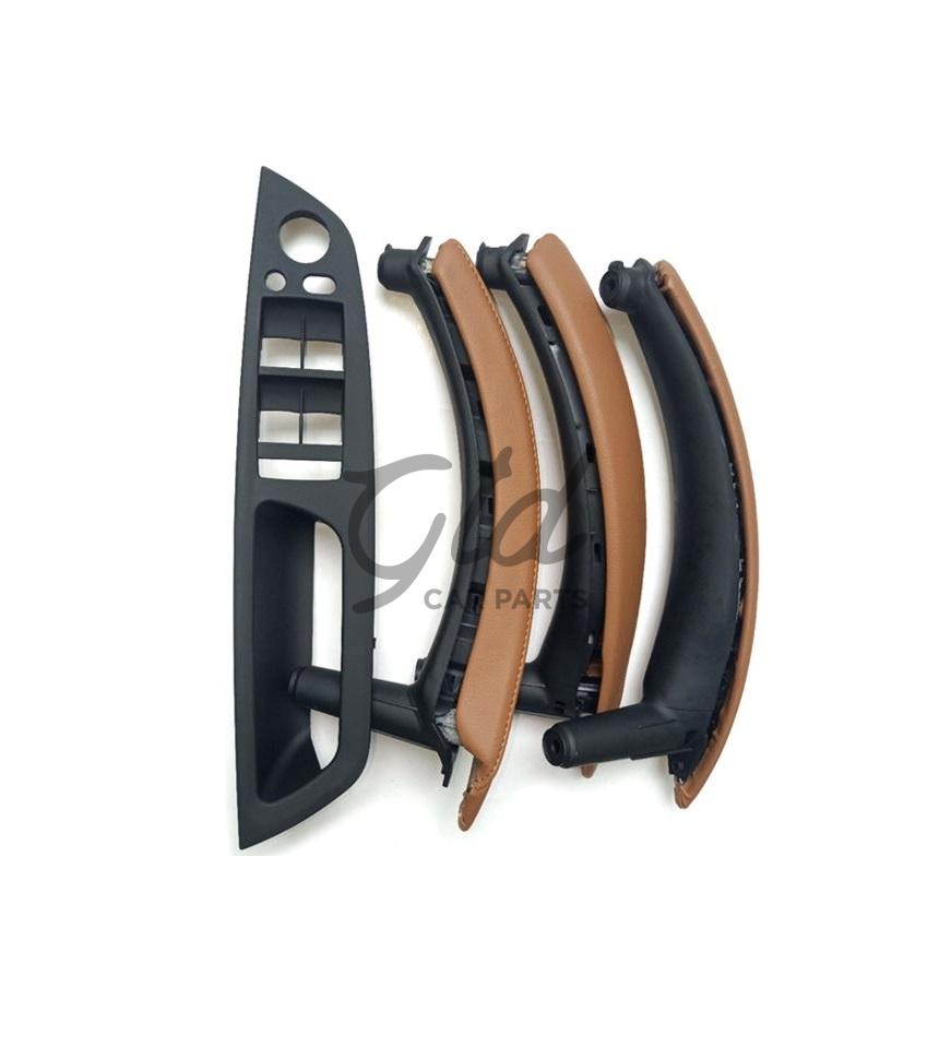 Conjunto de 4 Puxadores Castanho Sattel BMW X5 X6 E70 E71 E72 2007-2014