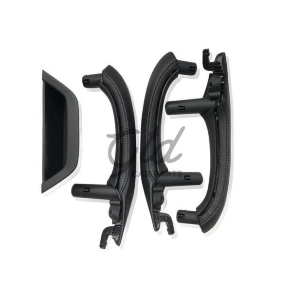 Conjunto de 4 Puxadores Preto Pele BMW X3 X4 F25 F26