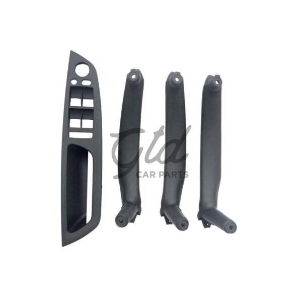 Conjunto de 4 Puxadores Pretos BMW X5 X6 E70 E71 E72 2007-2014
