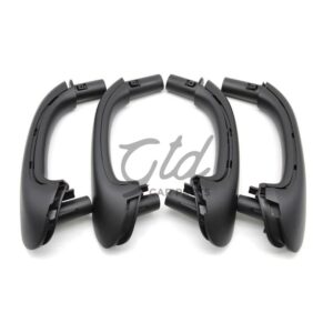 Conjunto de 4 Puxadores Pretos Mercedes-Benz Classe C W203 2000-2007