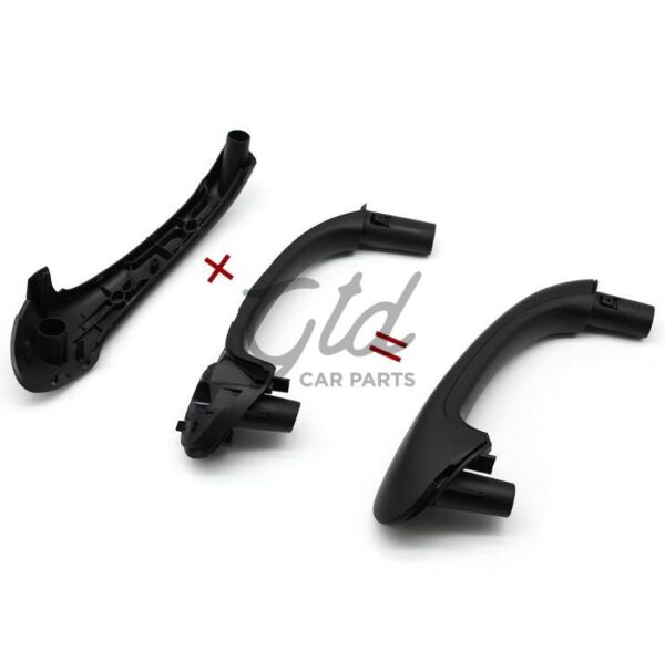 Conjunto de 4 Puxadores Pretos Mercedes-Benz Classe C W203 2000-2007 - Image 7