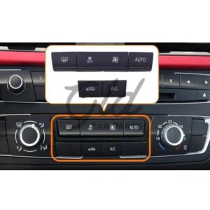 Conjunto de 5 Botões Módulo AC Manual BMW Série 1 2 3 4 F20 F30 F33