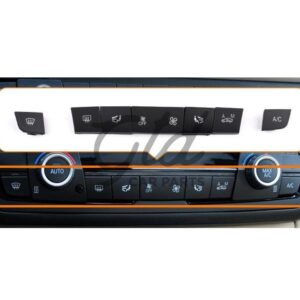 Conjunto de 7 Botões Módulo AC BMW Série 1 2 3 4 F20 F30 F33
