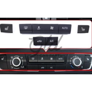 Conjunto de 7 Botões Módulo AC BMW Série 1 2 3 4 F20 F30 F33