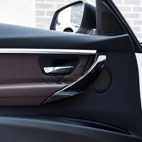 Conjunto de 2 Capas Puxador Preto Brilhante BMW Série 3/4 F30 F31 F32 F36 2012-2017 - Image 6