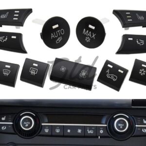 Conjunto de 11 Botões Ar Condicionado BMW X5 X6 E70 E71 E72 2007-2014