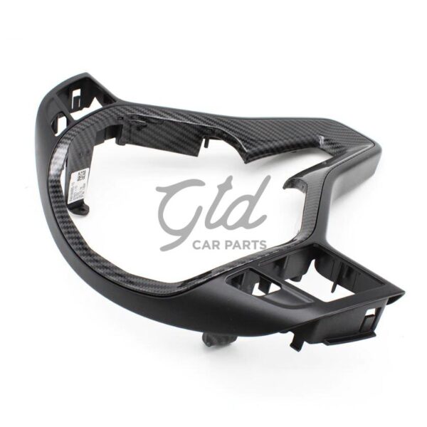 Moldura 35mm Volante Preto/Carbono Mercedes-Benz AMG Classe A B C E CLA GLA CLS W176 W246 W204 W212 2011-2019 - Image 2