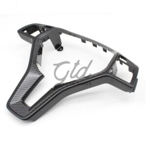 Moldura 35mm Volante Preto/Carbono Mercedes-Benz AMG Classe A B C E CLA GLA CLS W176 W246 W204 W212 2011-2019