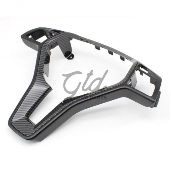 Moldura 35mm Volante Preto/Carbono Mercedes-Benz AMG Classe A B C E CLA GLA CLS W176 W246 W204 W212 2011-2019