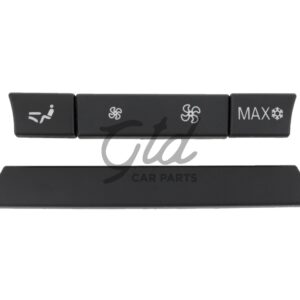 Conjunto de 4 Botões Módulo Ar Condicionado Traseiro BMW Série 5/6/7 F10 F11 F01 F02 F06 Versão 1