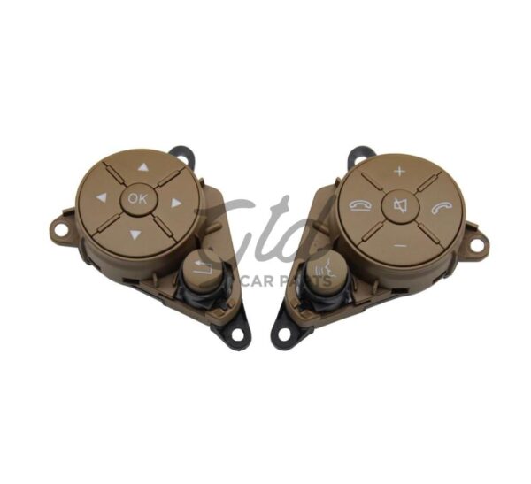 Comandos Volante Amarelo Mercedes-Benz Classe C E GLK W212 W207 W204 2008-2014