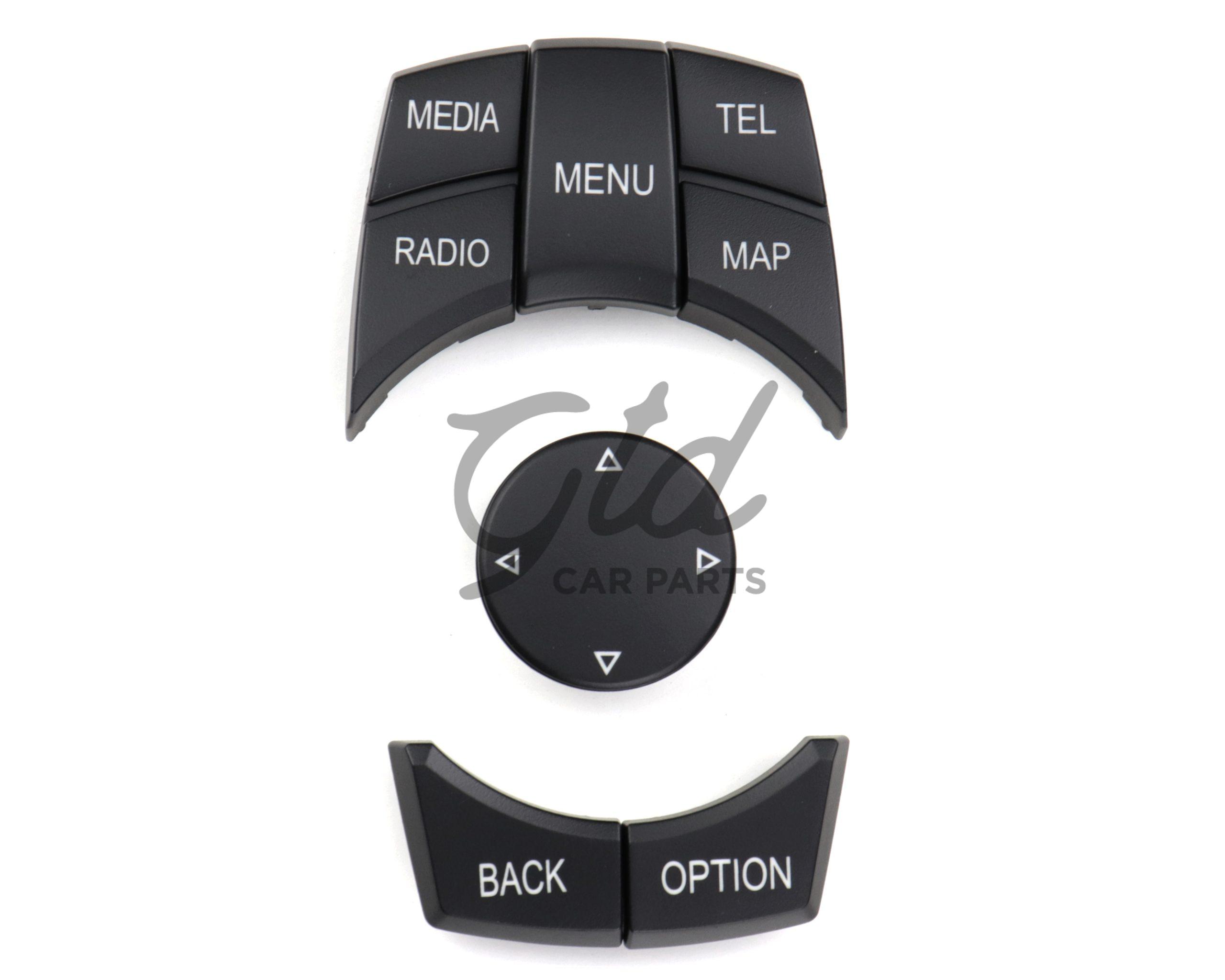 Conjunto de 6 Botões IDRIVE CIC BMW 1/2/3/4/5/6/7 X3 X4 X5 X6 - MEDIA - Image 3