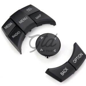 Conjunto de 6 Botões IDRIVE CIC BMW 1/2/3/4/5/6/7 X3 X4 X5 X6 - MEDIA