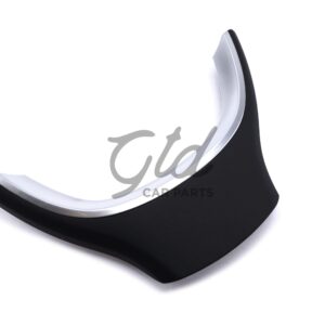Friso Volante Preto BMW Série 5 6 7 GT F10 F11 F01 F06 Pré LCI 123mm