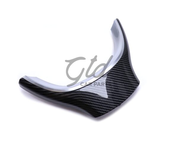 Friso Volante Carbono BMW Série 5 6 7 GT F10 F11 F01 F06 Pré LCI 123mm