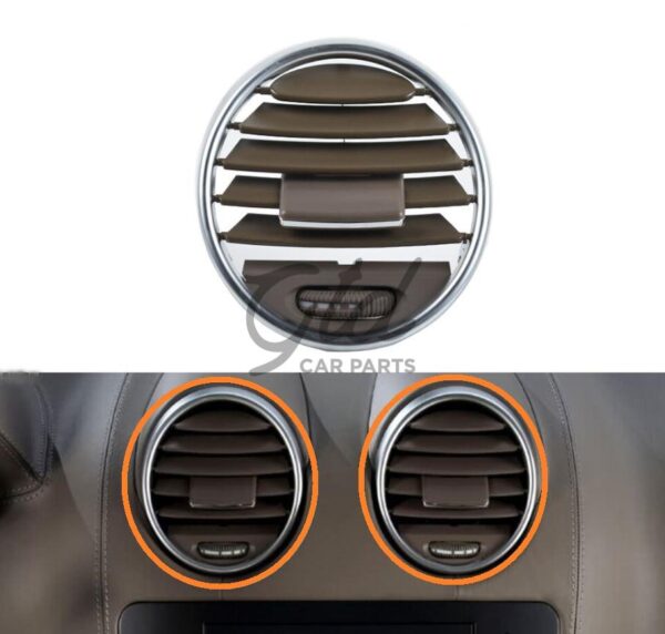 Ventilação Central Frontal Castanho Mercedes-Benz Classe ML GL W164 2005-2012