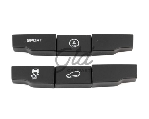 Conjunto de 6 Botões Consola Central  Porsche Cayenne 7P5 2010-2018