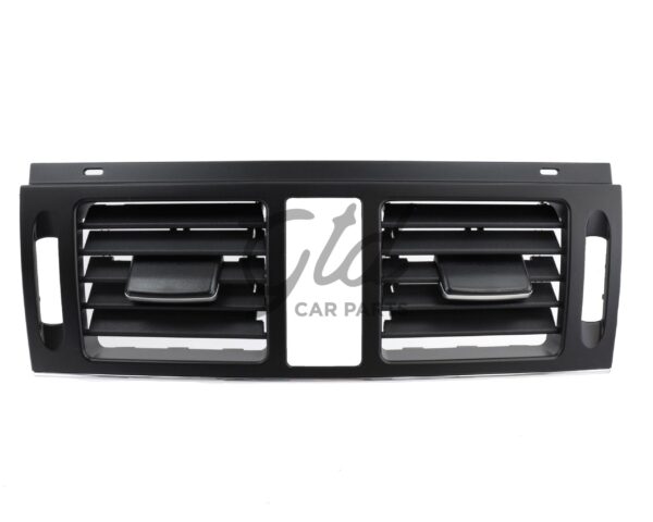 Ventilação Central Frontal Preta Mercedes-Benz Classe C W204 2007-2011 S/ Recorte p/ Botões
